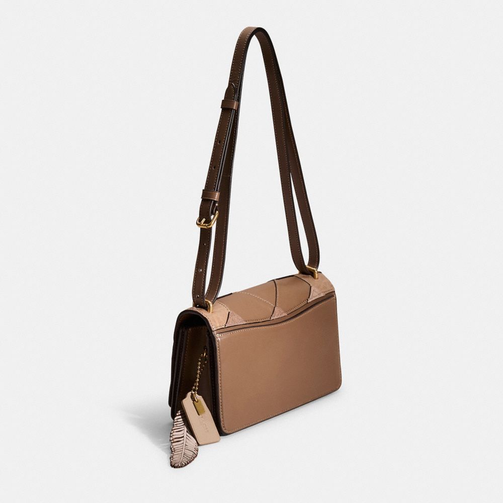 COACH®,Upcrafted Bandit Shoulder Bag,,Angle View