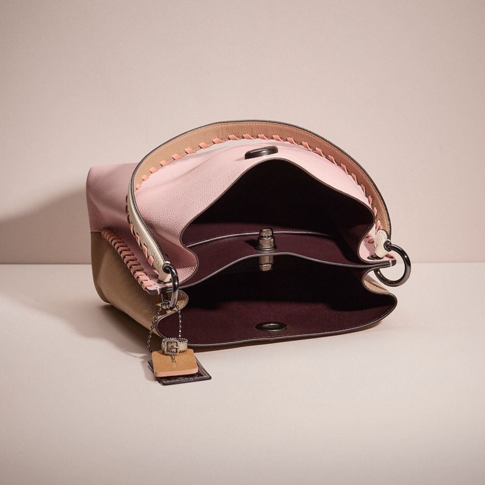 COACH®,Upcrafted Charlie Bucket Bag In Colorblock,,Inside View,Top View