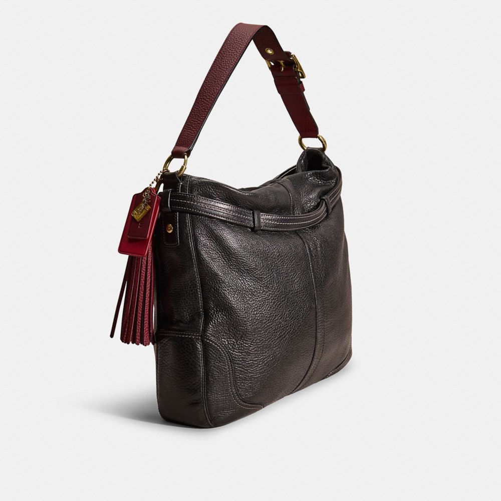 COACH®,Upcrafted Large Hamptons Hobo,,Angle View