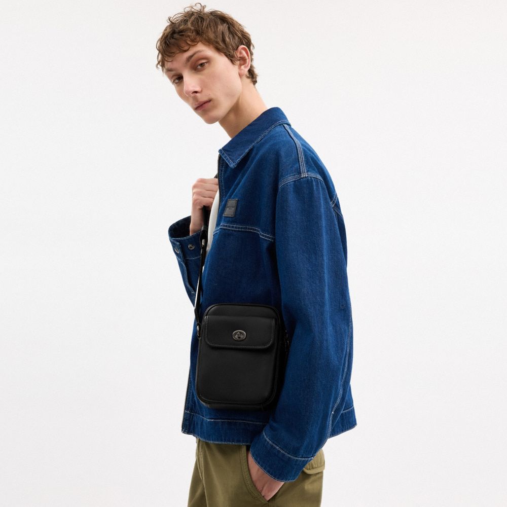 COACH®,Turnlock Crossbody Bag,,Detail View