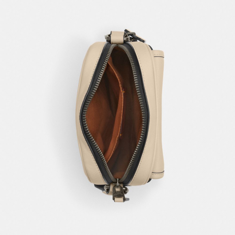 COACH®,Turnlock Crossbody Bag,,Inside View,Top View
