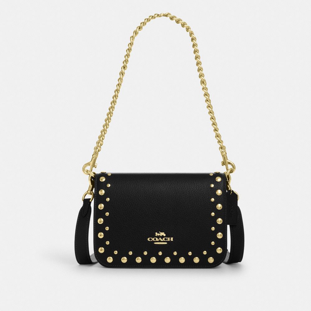 COACH®,Quinn Bag With Rivets,,Front View