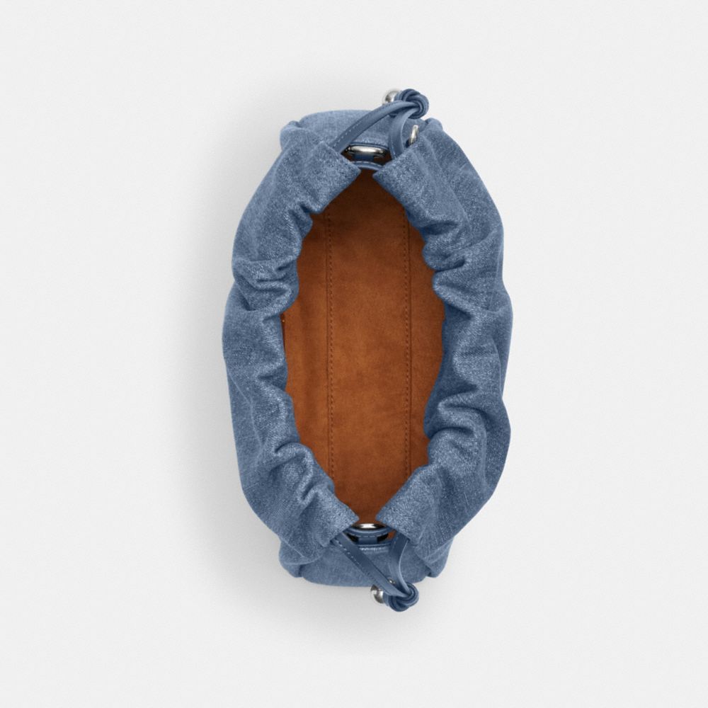COACH®,Denim,Argent/Indigo,Inside View,Top View
