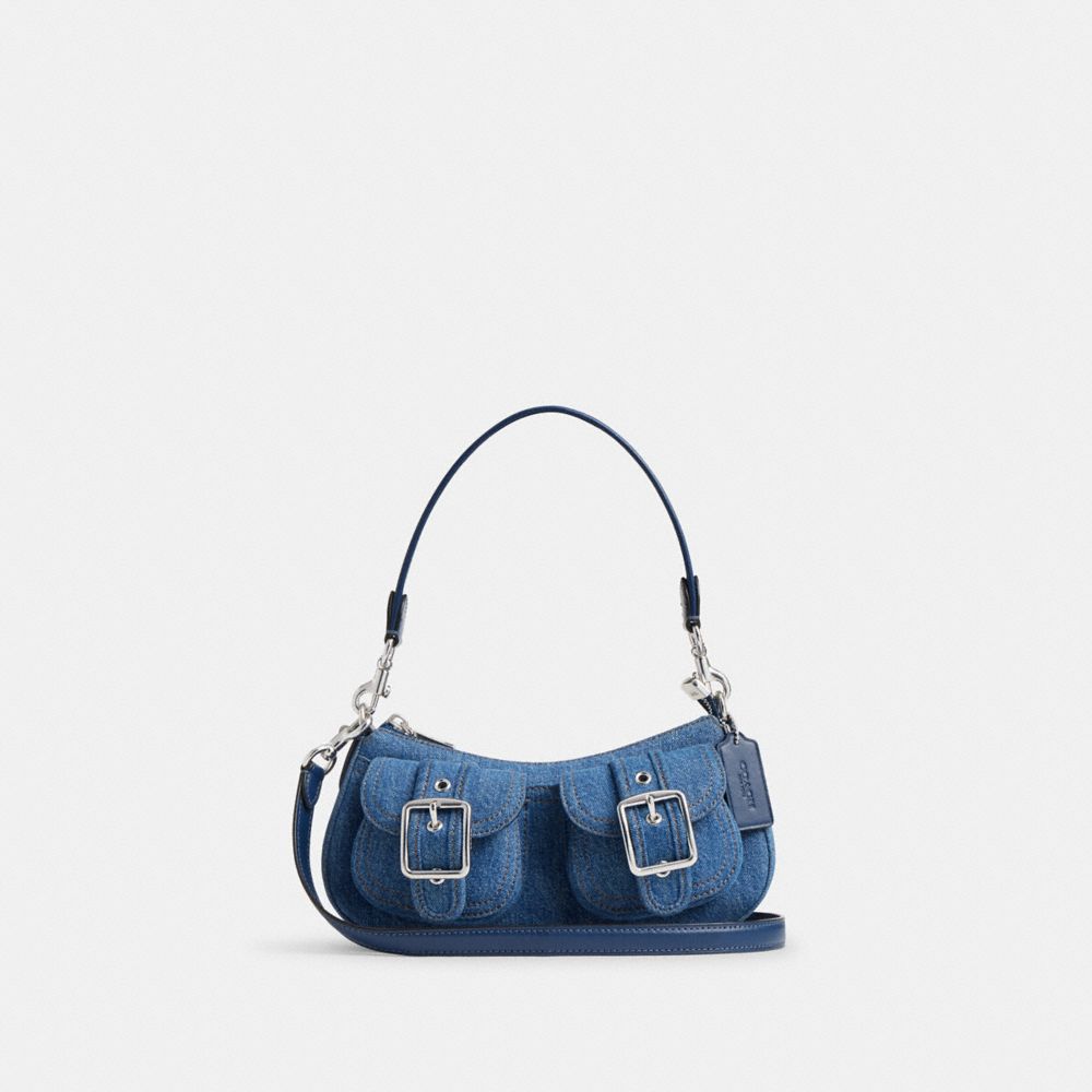 COACH®,Ashton Bag,Blue,Front View