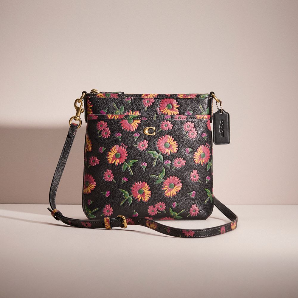 Coach Kitt Mesenger Crossbody Bag with Paint Dab Floral Print deals