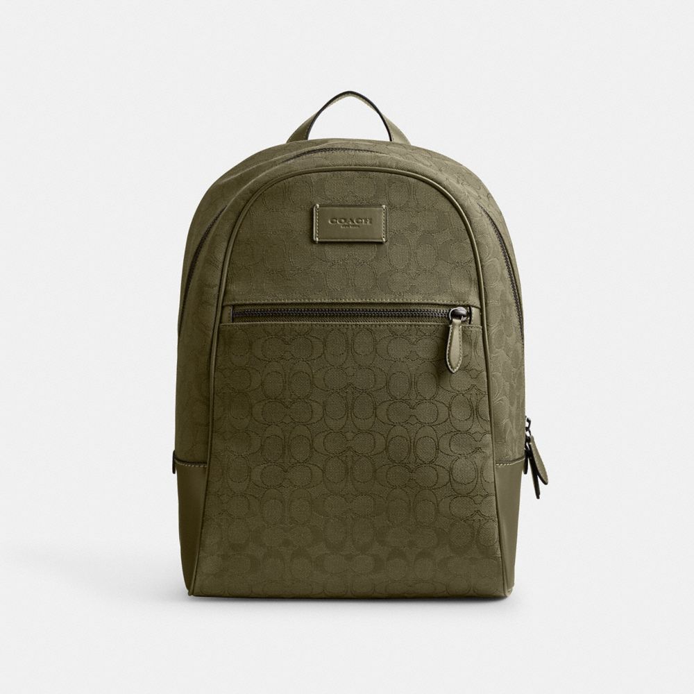 COACH®,Theo Backpack In Signature Jacquard,,Front View image number 0