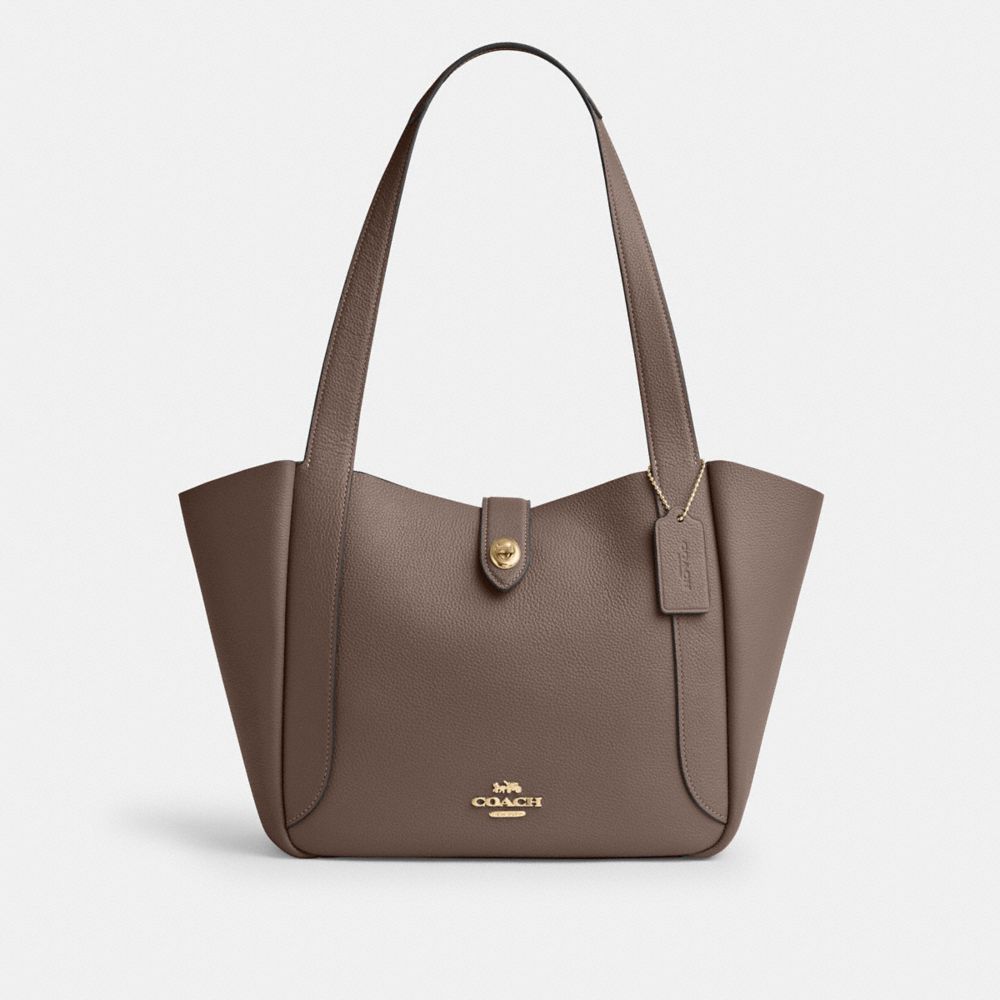 COACH®,Hadley Turnlock Tote Bag,,Front View