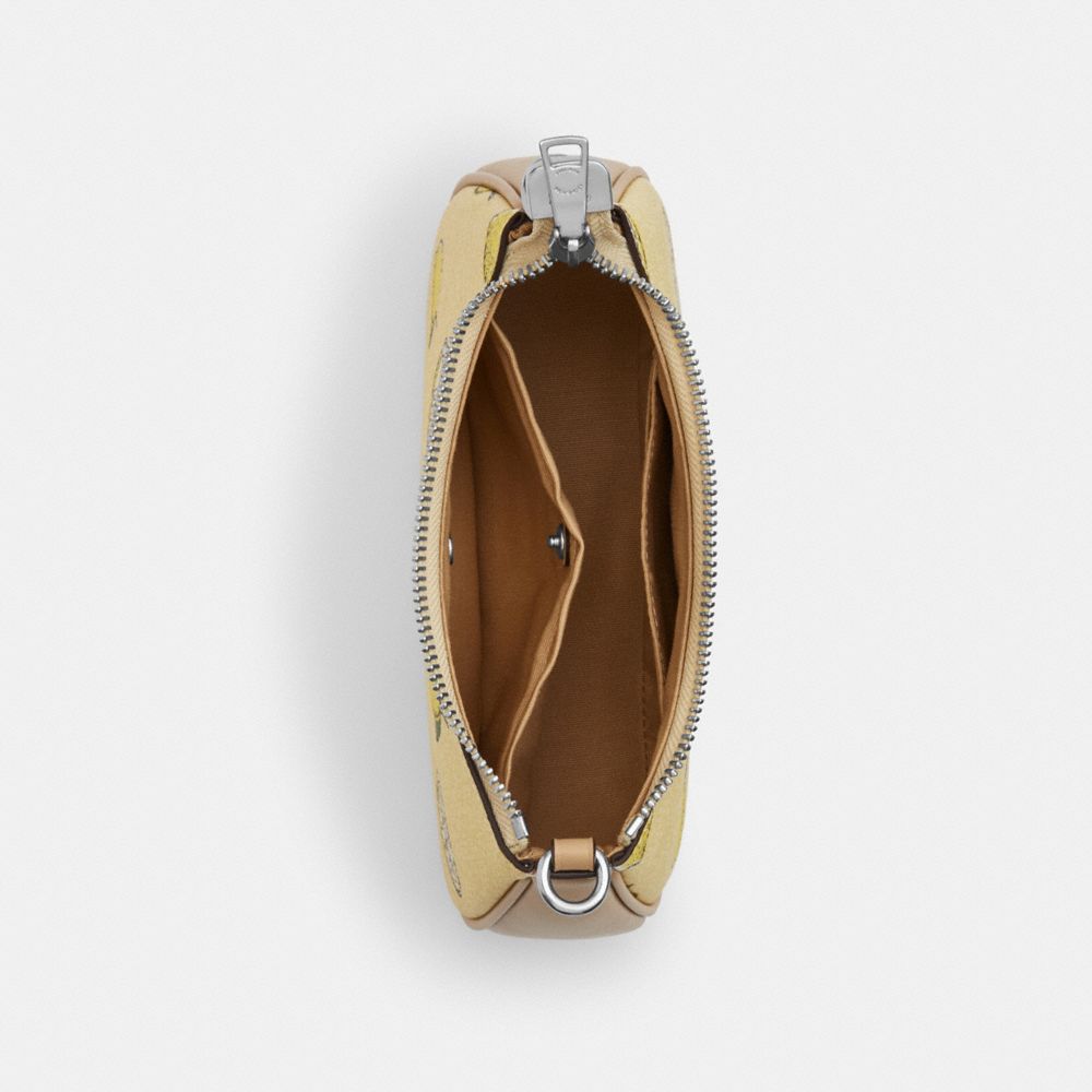COACH®,Teri Mini Crossbody Bag With Lemon Print,,Inside View,Top View