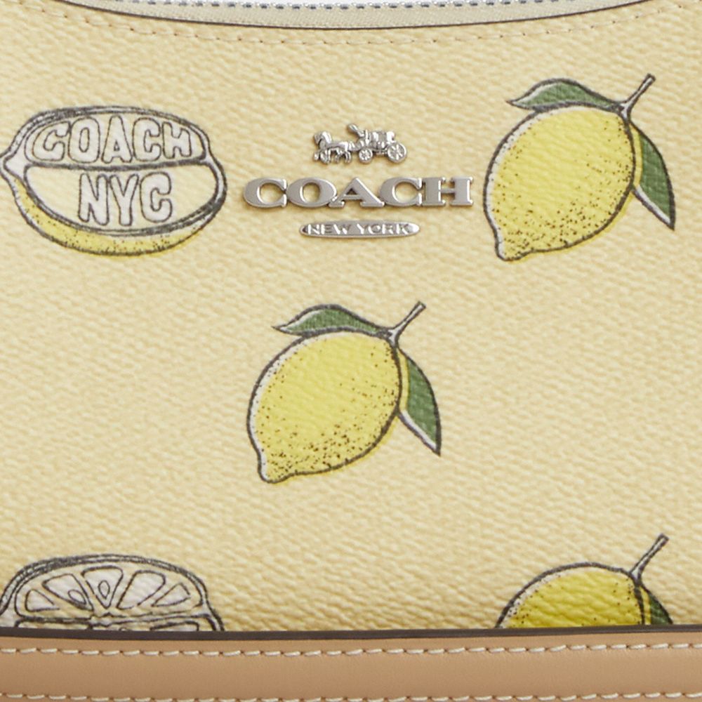 COACH®,Teri Mini Crossbody Bag With Lemon Print,,Closer View