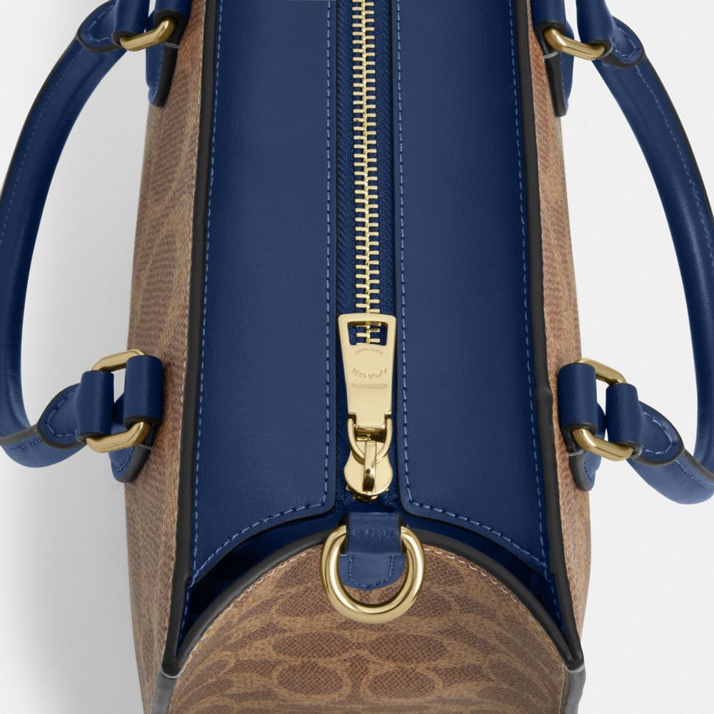 COACH®,Maggie Small Tote Bag In Signature Canvas,Satchel,Casual,,Closer View