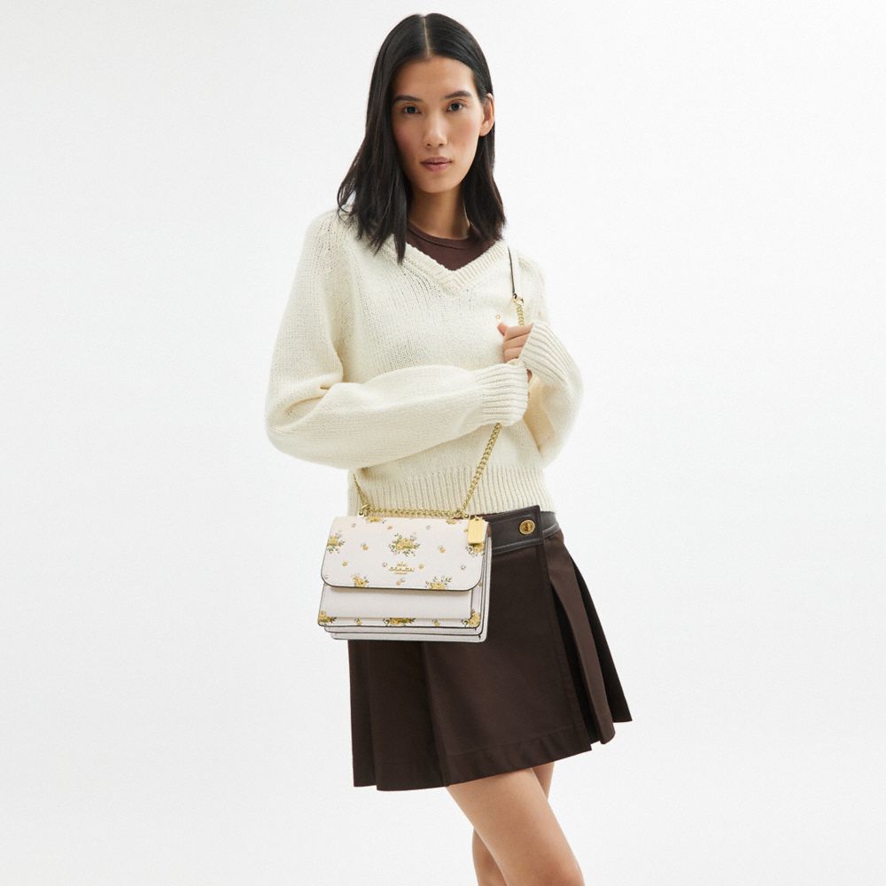 COACH®,クレア クロスボディ バッグ・スプリング ブロッサム プリント,斜め掛け&ボディバッグ,ﾁｮｰｸ ﾏﾙﾁ
