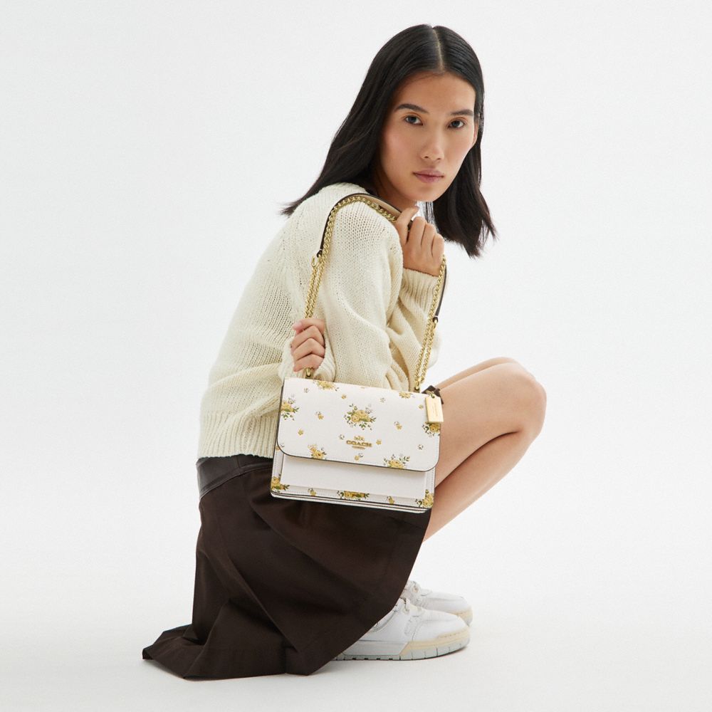 COACH®,クレア クロスボディ バッグ・スプリング ブロッサム プリント,斜め掛け&ボディバッグ,ﾁｮｰｸ ﾏﾙﾁ