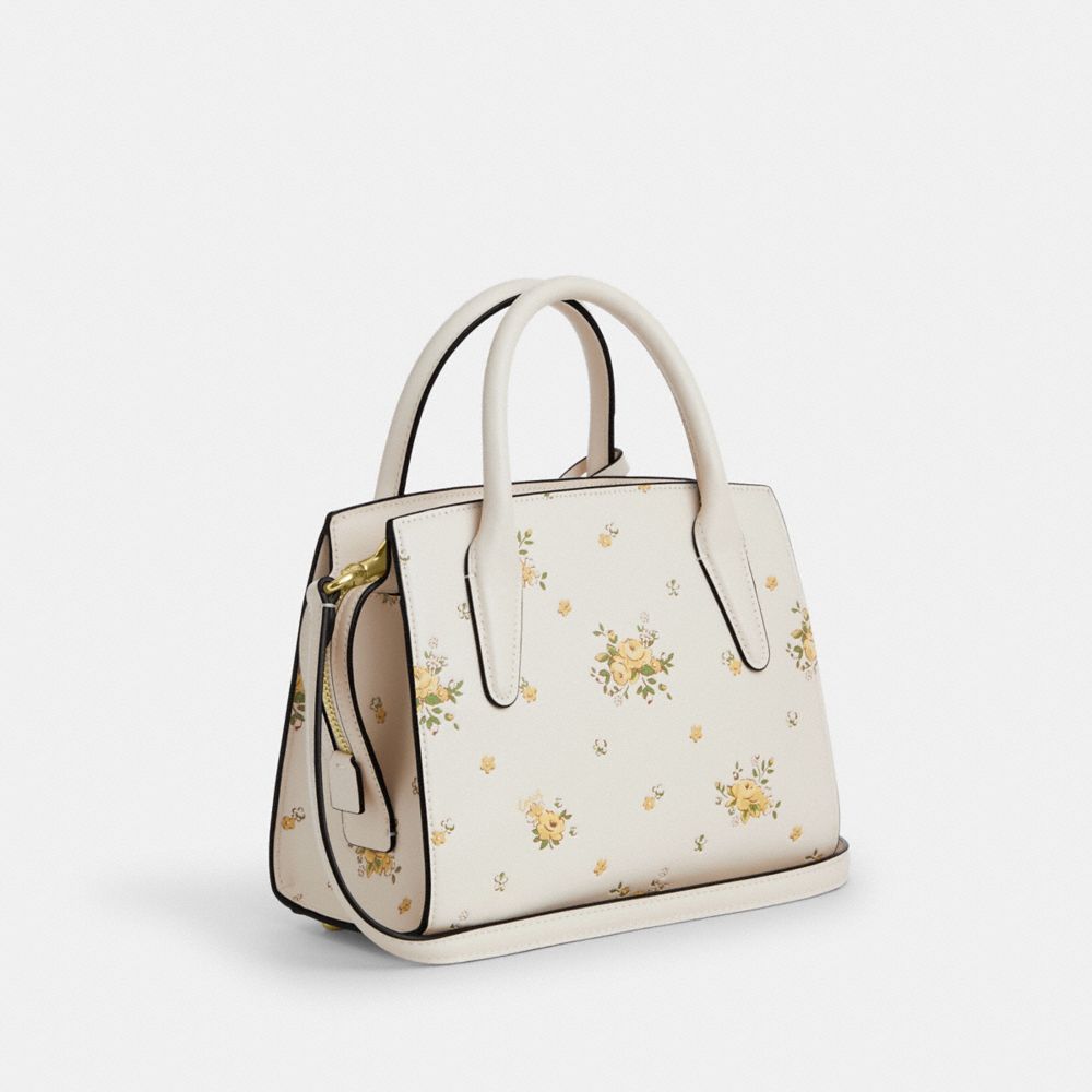 COACH®,Andrea Carryall Bag With Floral Print,,Angle View