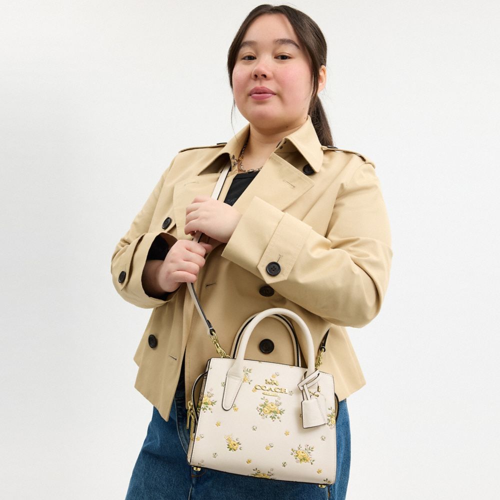 COACH®,Andrea Carryall Bag With Floral Print,