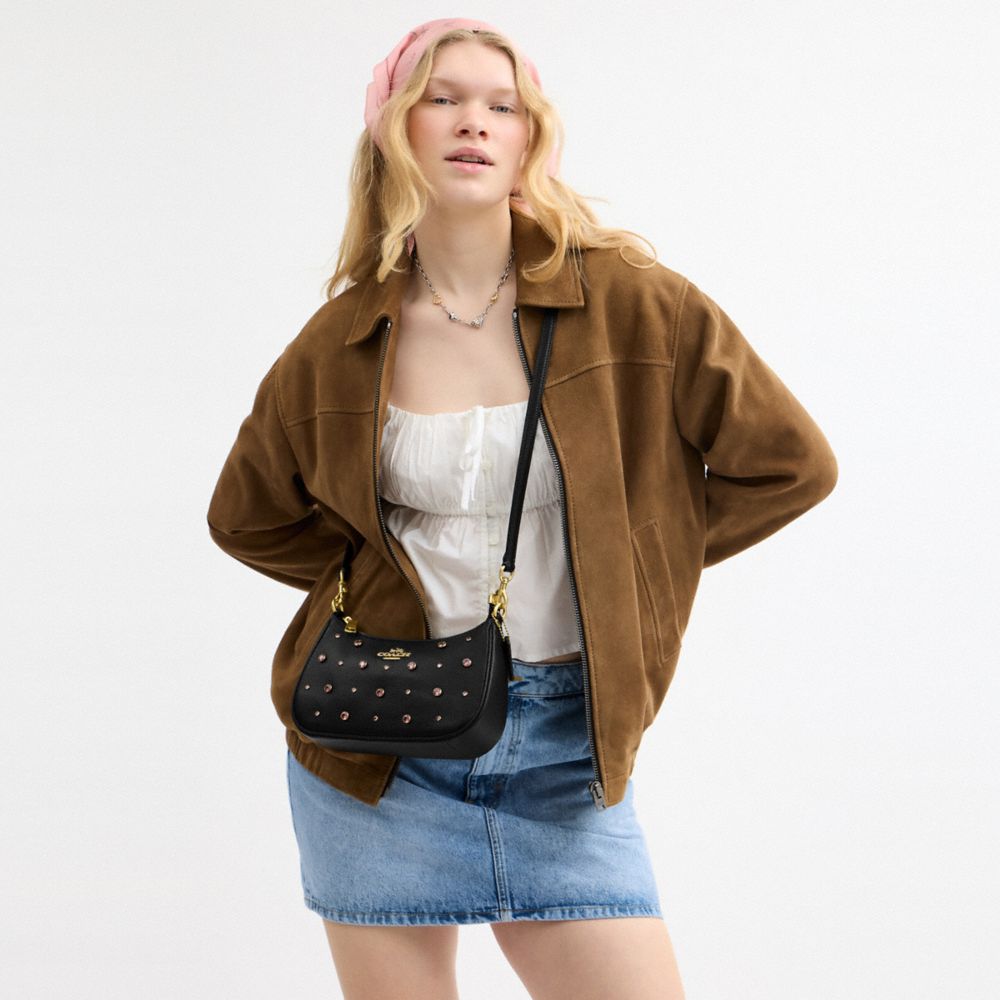 COACH®,Teri Shoulder Bag With Crystal,