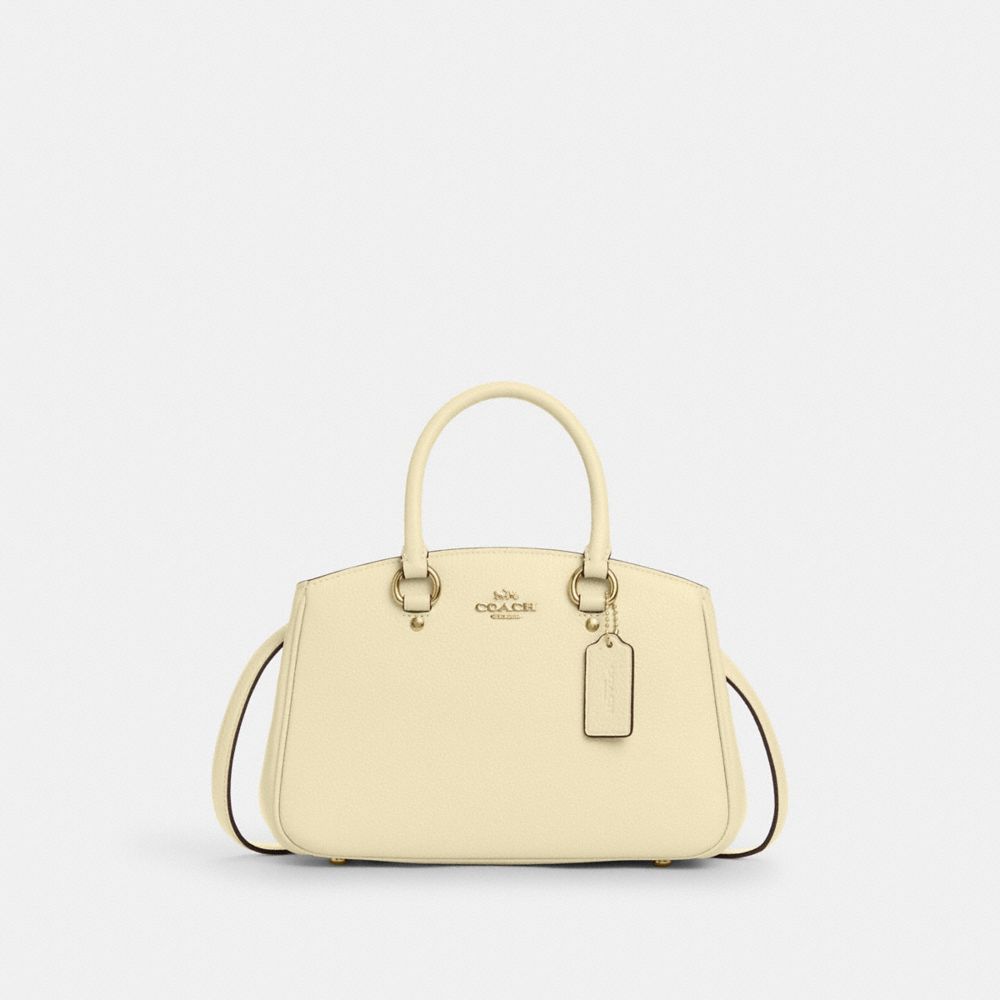 COACH®,サバンナ スモール キャリーオール バッグ,ハンドバック&サッチェル,ﾑｰﾝﾗｲﾄ