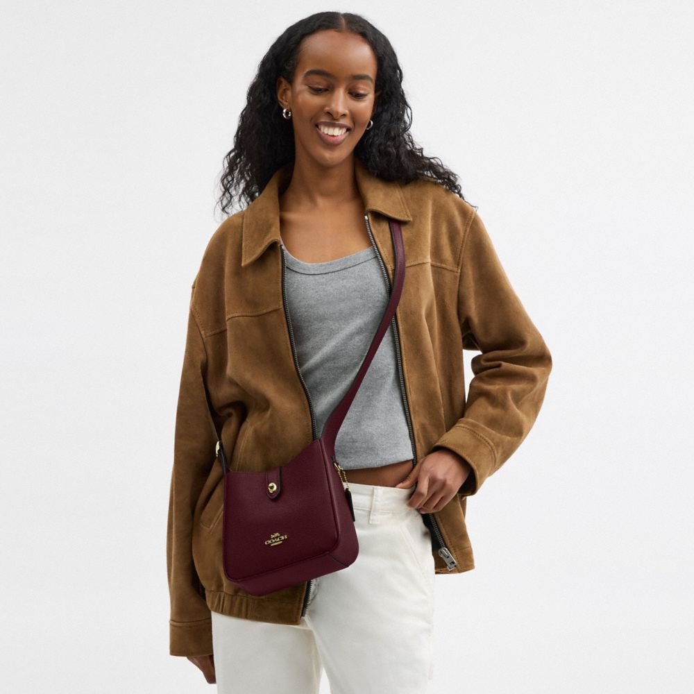 COACH®,Hadley Mini Crossbody Bag,Crossbody,Metal,Logo,Adjustable,Casual,