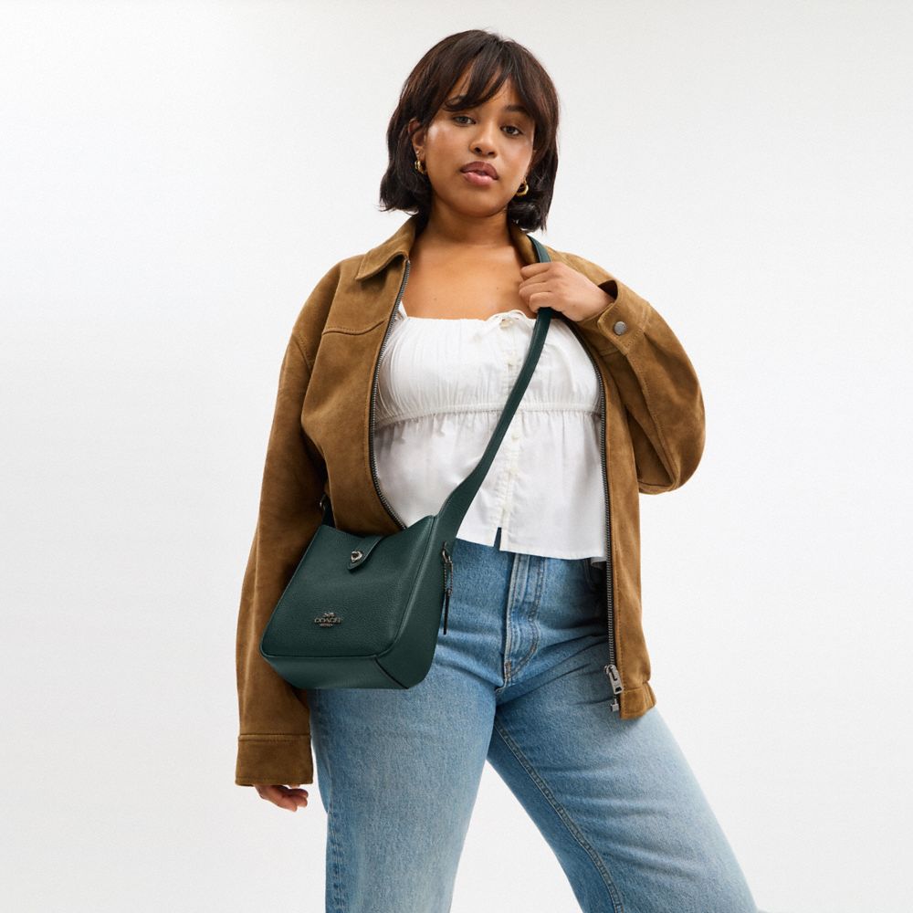 COACH®,Hadley Mini Crossbody Bag,Crossbody,Metal,Logo,Adjustable,Casual,