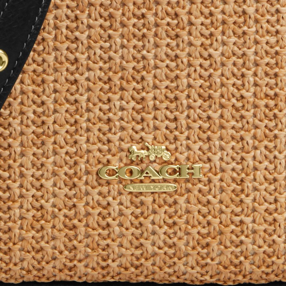 COACH®,MINI SAC BANDOULIÈRE HADLEY,Im/Toast/Noir
