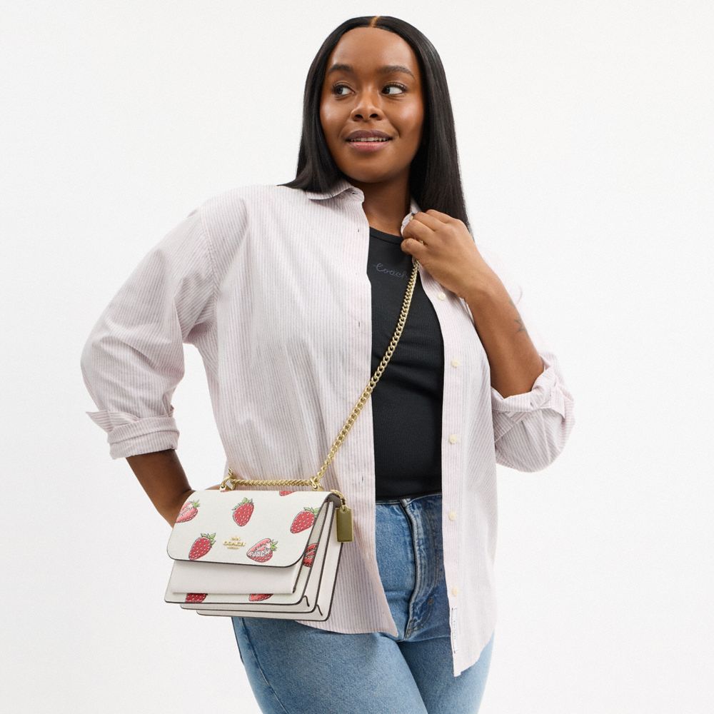 COACH®,Klare Crossbody With Strawberry Print,