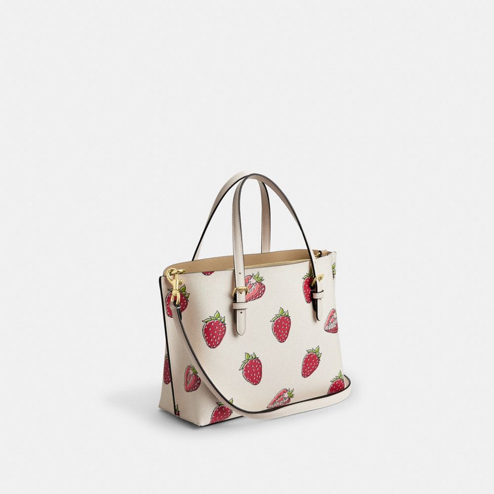 COACH®,モリー トート バッグ 25・ストロベリー プリント,トートバッグ,ﾁｮｰｸ ﾏﾙﾁ
