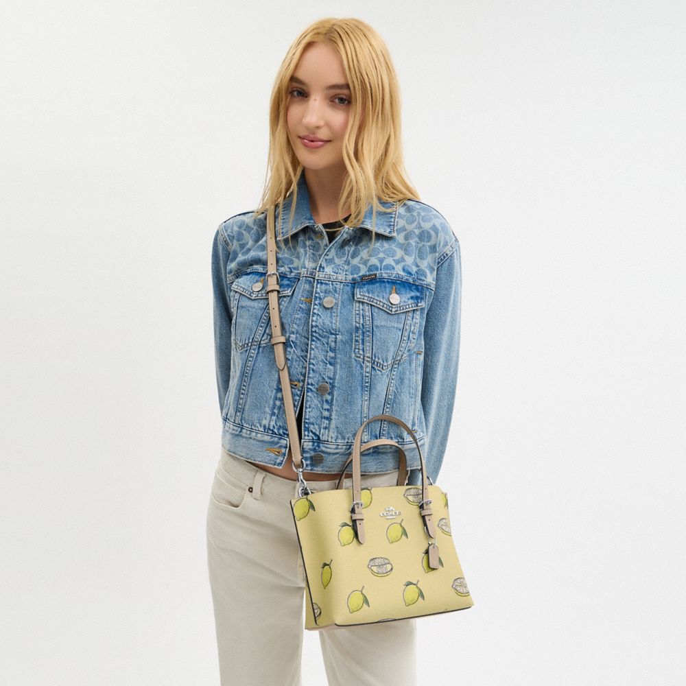 COACH®,Mollie Tote Bag 25 With Lemon Print,