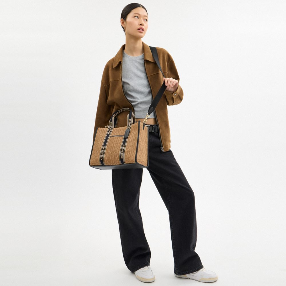 COACH®,スミス トート バッグ,トートバッグ,ﾄｰｽﾄ/ﾌﾞﾗｯｸ