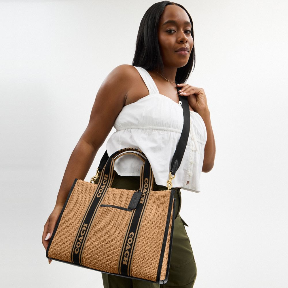 COACH®,スミス トート バッグ,トートバッグ,ﾄｰｽﾄ/ﾌﾞﾗｯｸ
