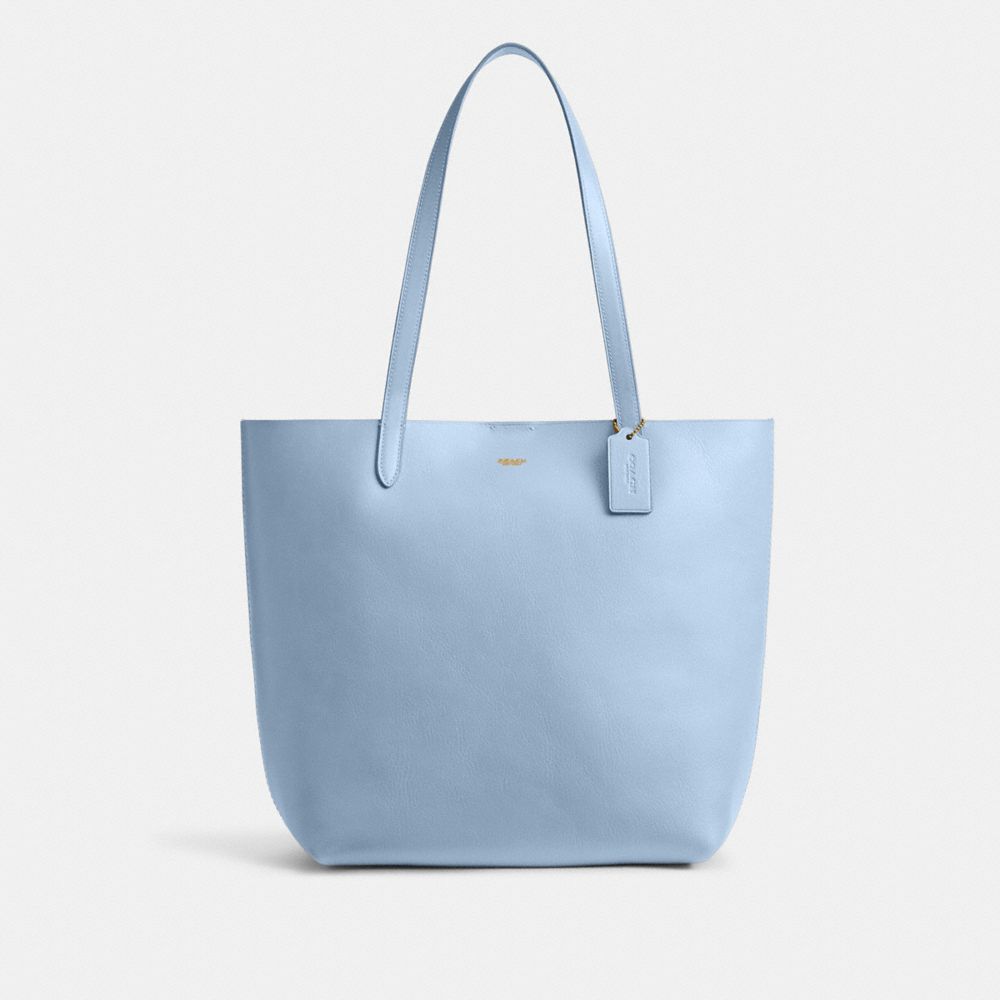 COACH®,マンハッタン トート,トートバッグ,ﾌﾞﾗｽ/ﾌﾞﾙｰﾍﾞﾙ