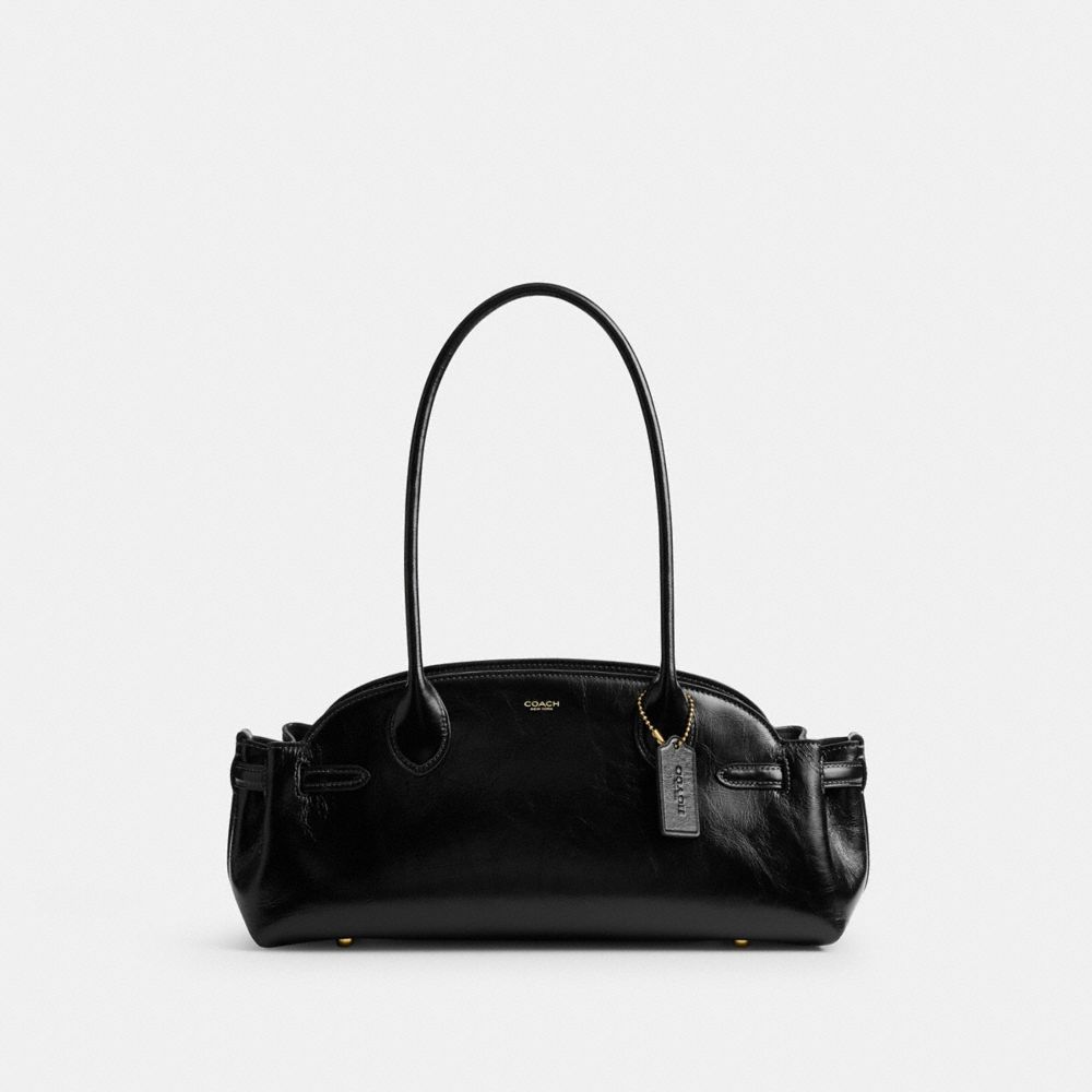Coach Empire Carryall Bag 34 In Brass/black