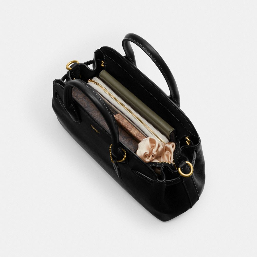 COACH®,Soft Empire Carryall Bag 28,,Inside View,Top View