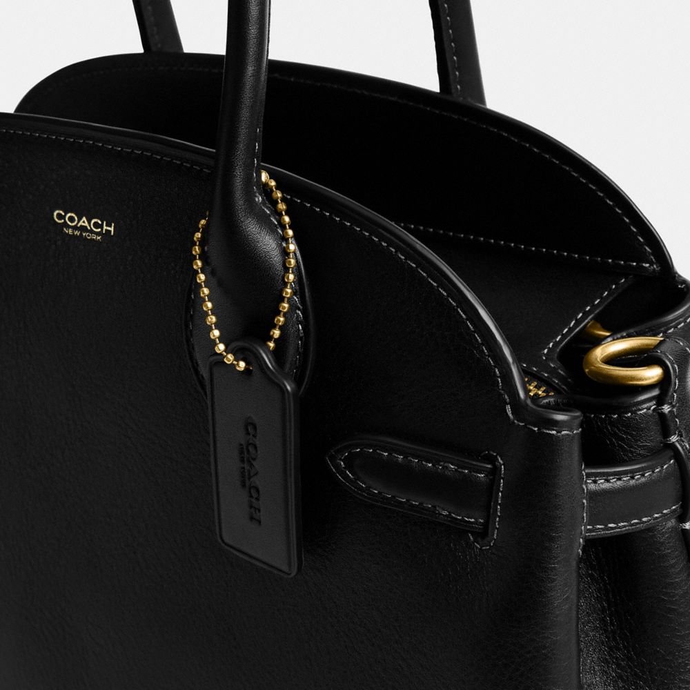 COACH®,CABAS SOFT EMPIRE 28,Laiton/Noir,Closer View