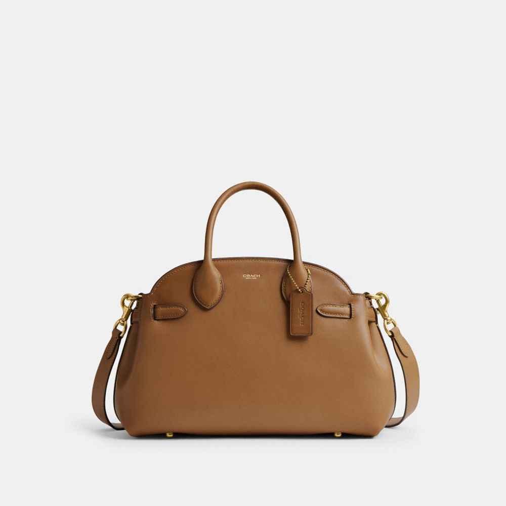 Coach Soft Empire Carryall Bag 28 In Brass/honey Brown