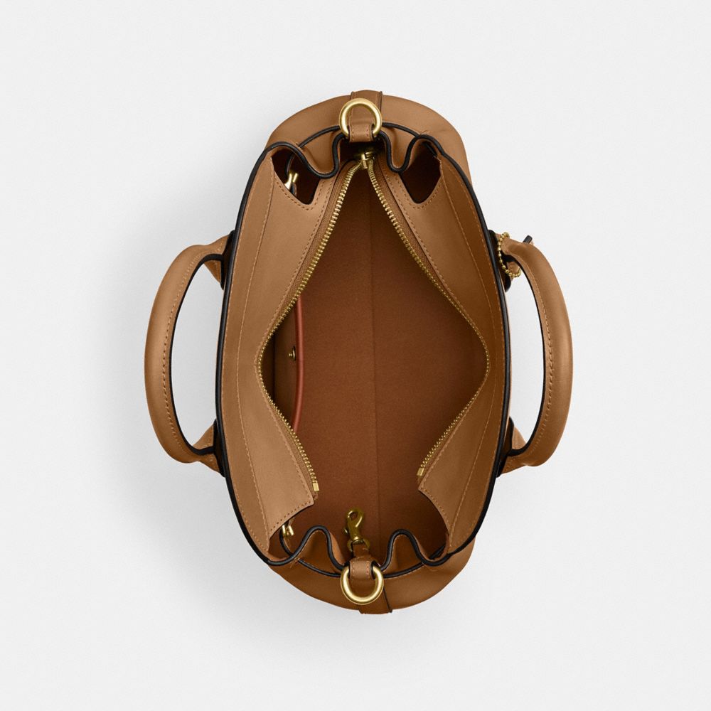 Coach Soft Empire Carryall Bag 28 In Brass/honey Brown