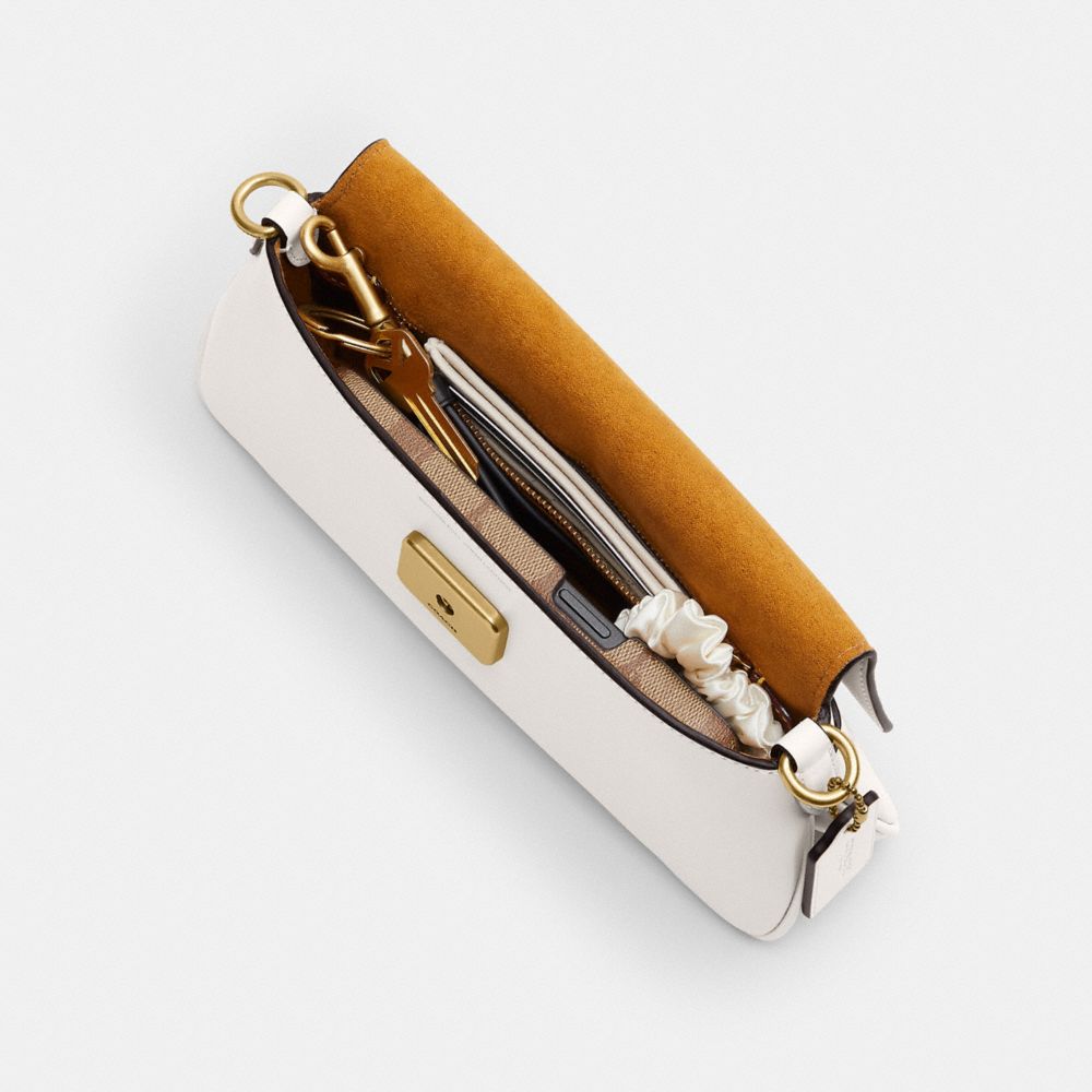 COACH®,Jet Shoulder Bag,,Inside View,Top View