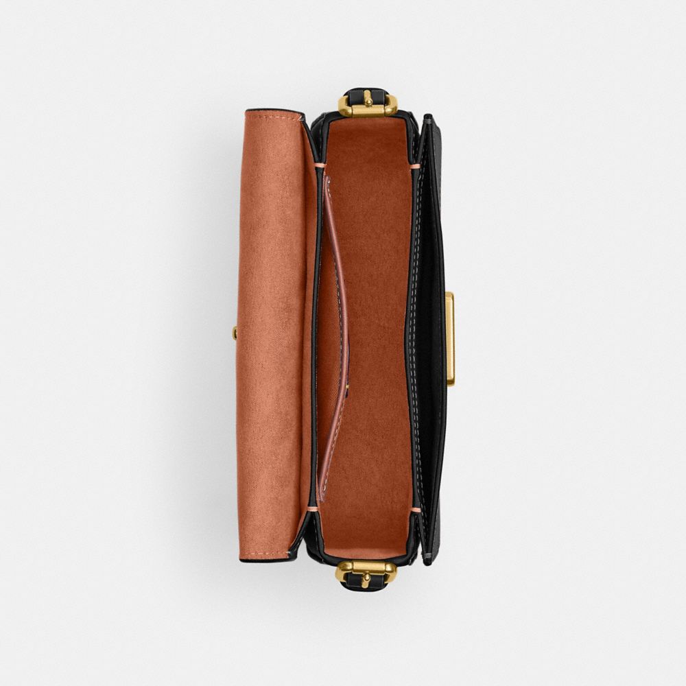 COACH®,Zoe Shoulder Bag,,Inside View,Top View