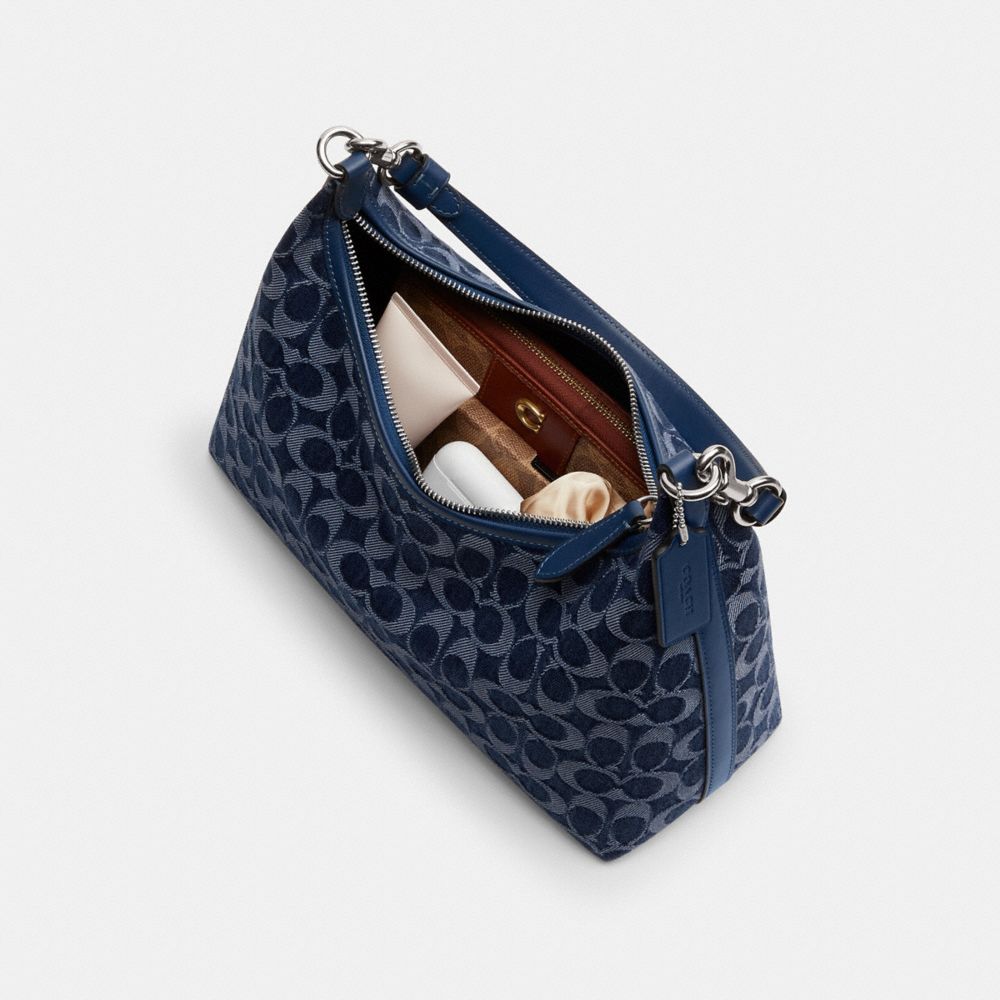 Coach In Silver/deep Blue Multi