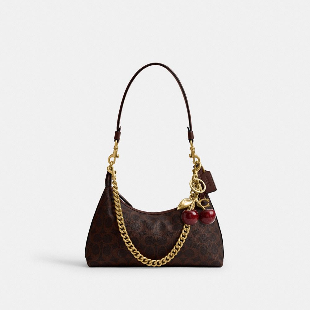 Женские сумки Coach Juliet Shoulder Bag 25 In Signature Canvas — фото 9