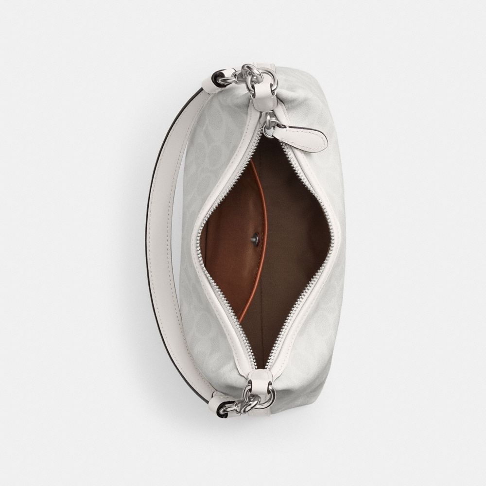 COACH®,Juliet Shoulder Bag 25 In Signature Canvas,,Inside View,Top View