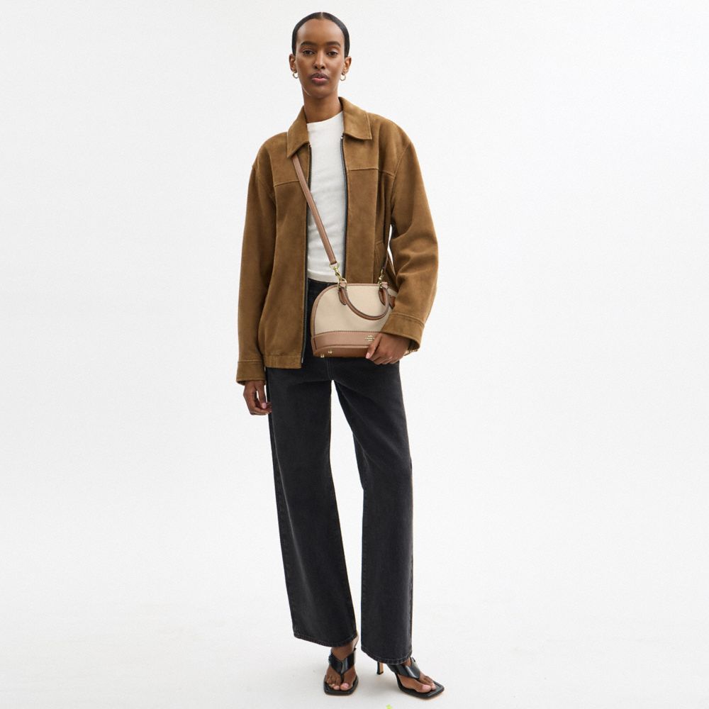 COACH®,Sabrina Satchel Bag In Colorblock,