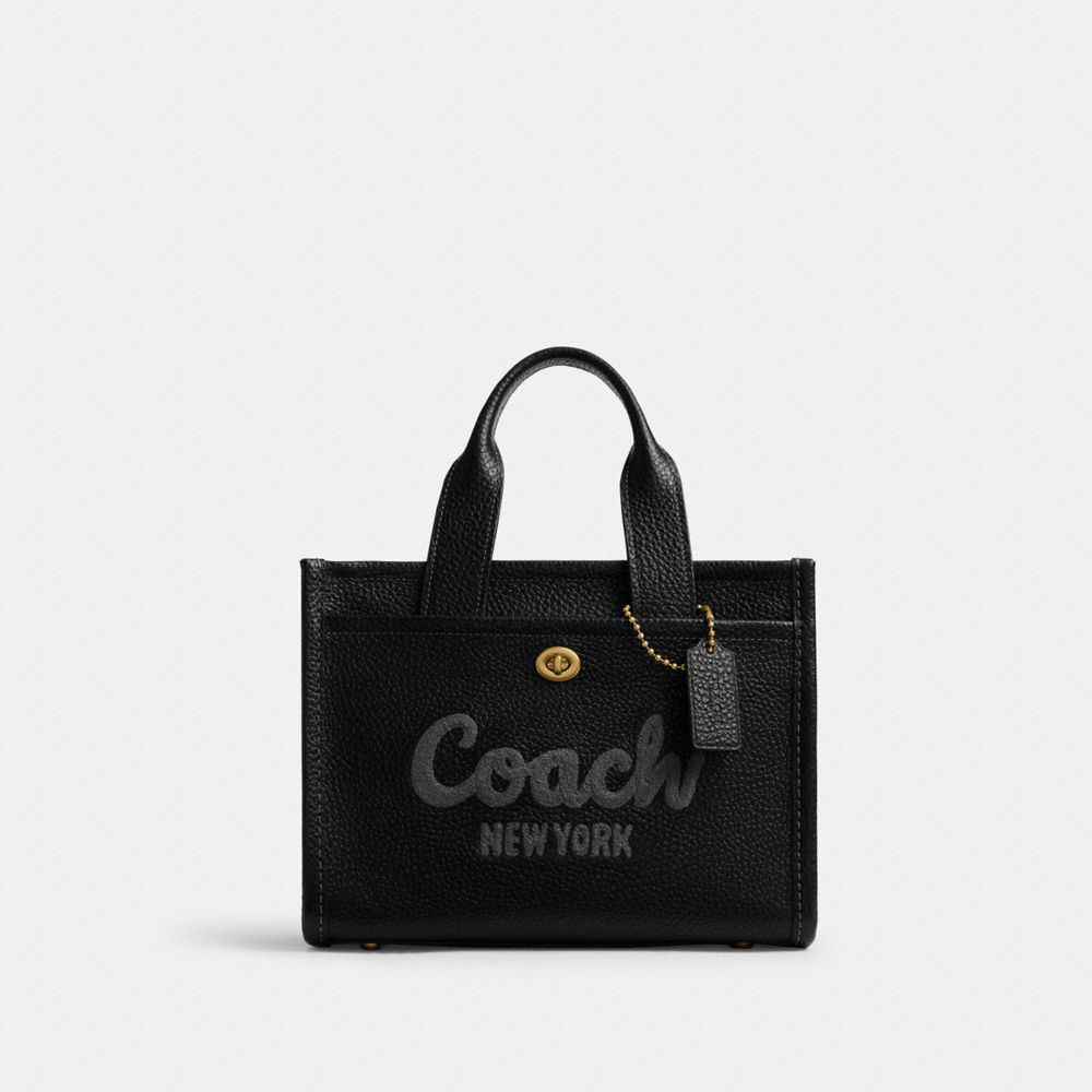 COACH®,カーゴ トート バッグ 26,トートバッグ,ﾌﾞﾗｽ/ﾌﾞﾗｯｸ