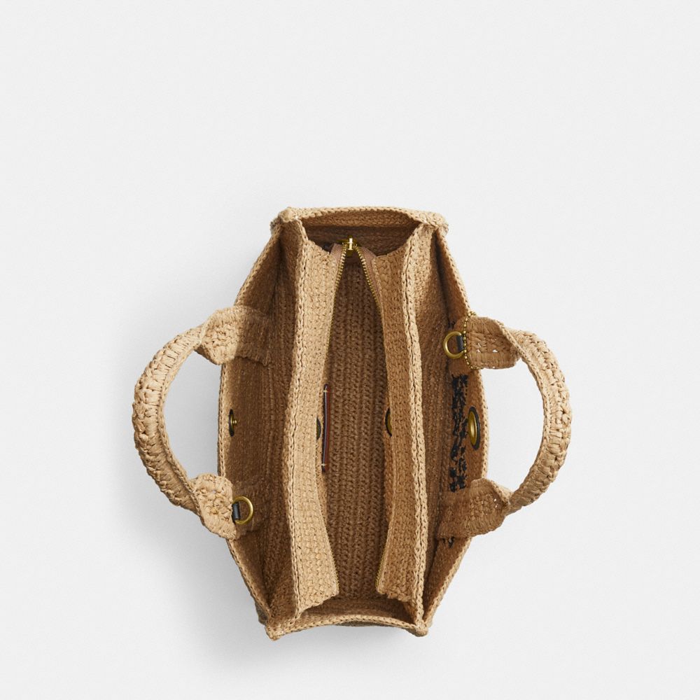 COACH®,Cargo Tote Bag,,Inside View,Top View