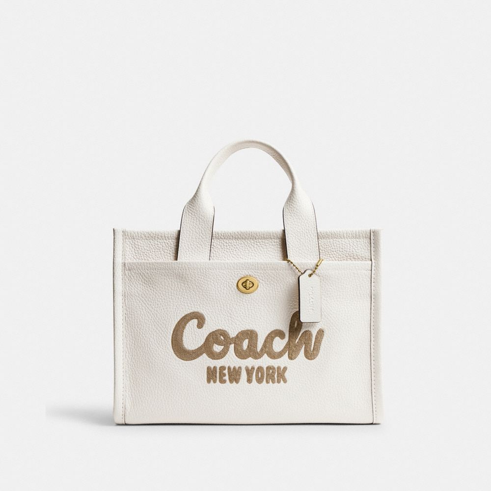 COACH®,CABAS CARGO,Laiton/Craie,Front View