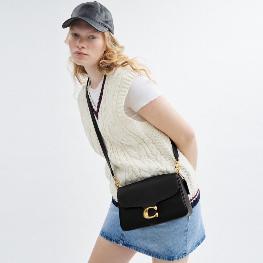 COACH®,Soft Tabby Shoulder Bag,Black