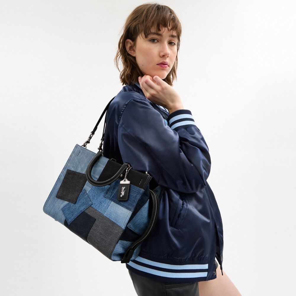Coach In Silver/denim Multi