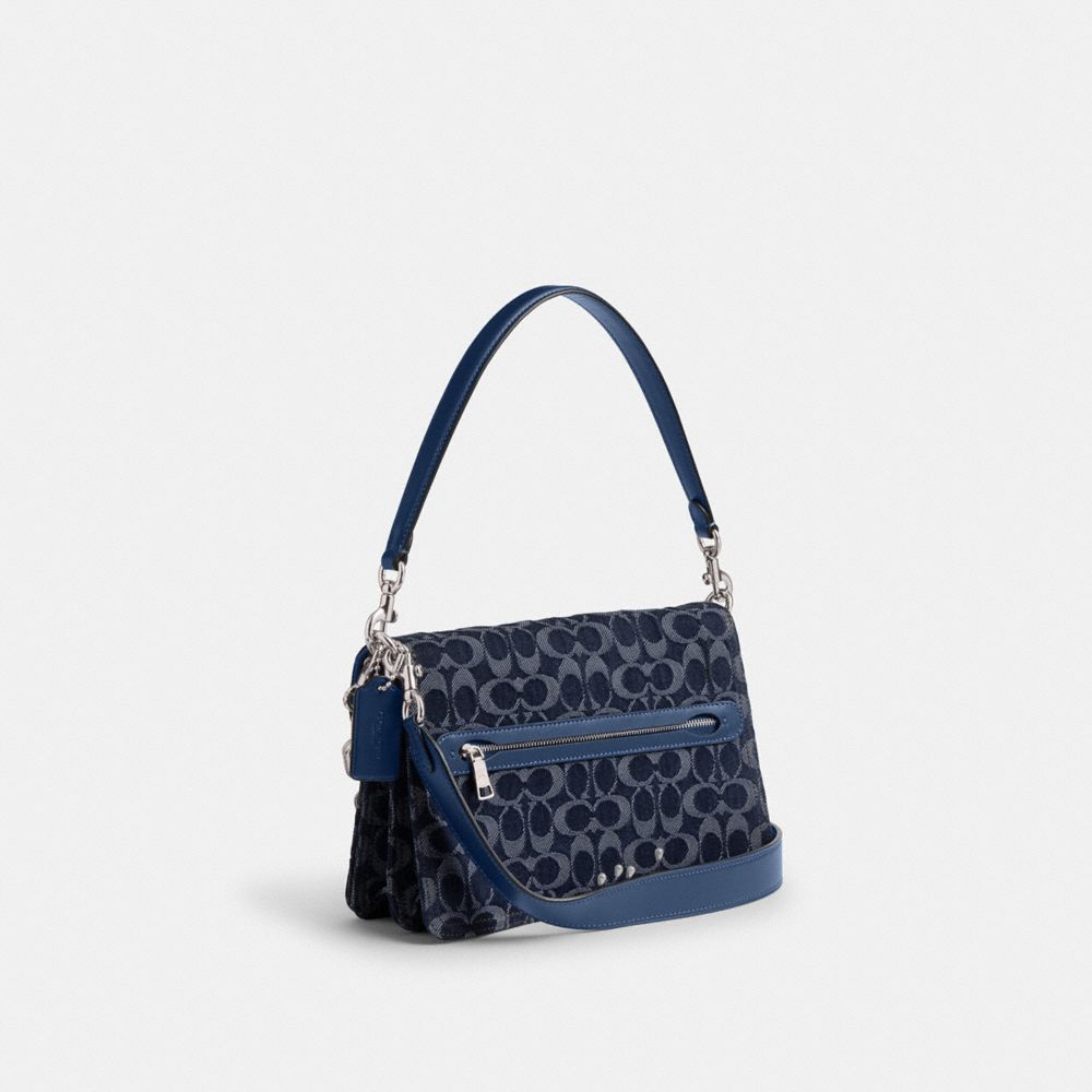 Coach In Silver/deep Blue Multi