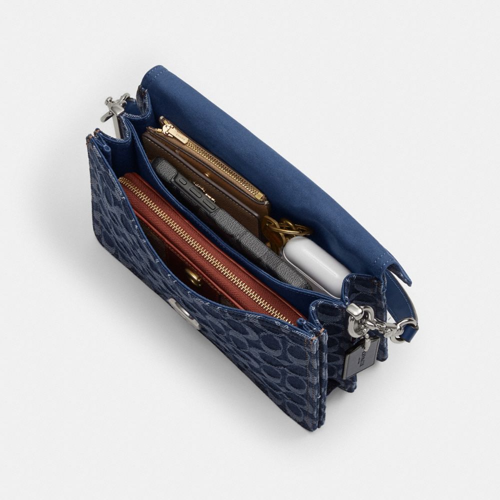 Coach In Silver/deep Blue Multi