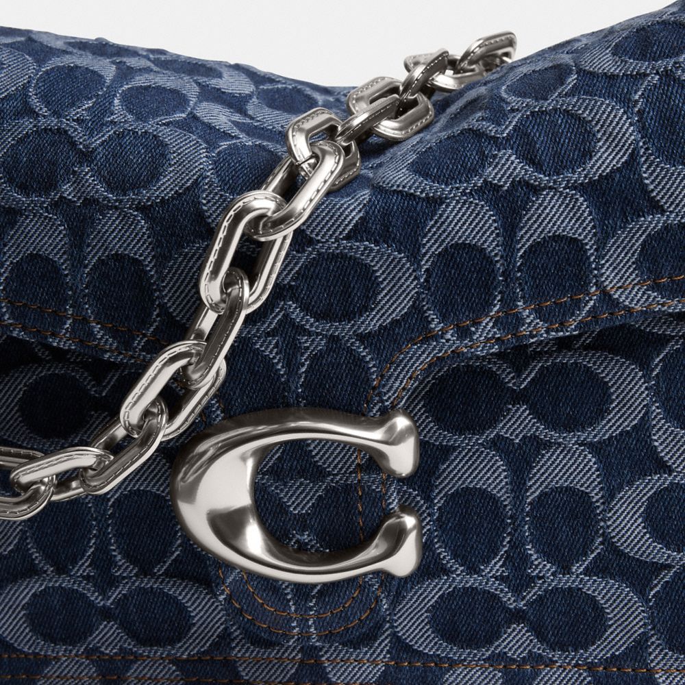 Coach In Silver/deep Blue Multi