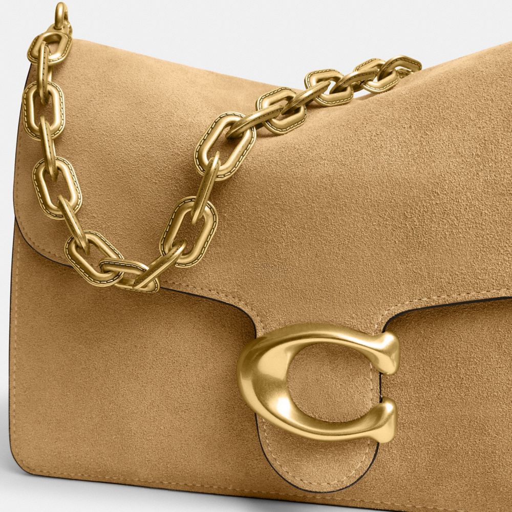 COACH®,Chain Tabby Shoulder Bag 30,Beige,Closer View