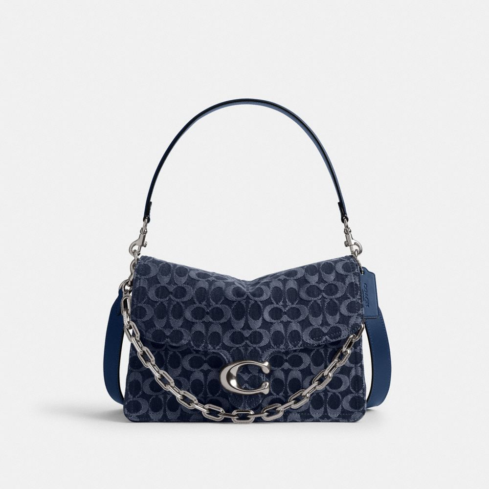 Coach In Silver/deep Blue Multi